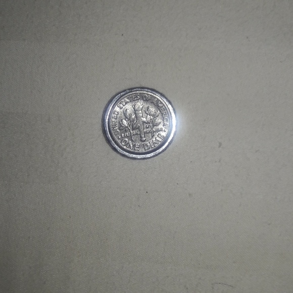 Zig zag band ring - Silvertone - Picture 4 of 4